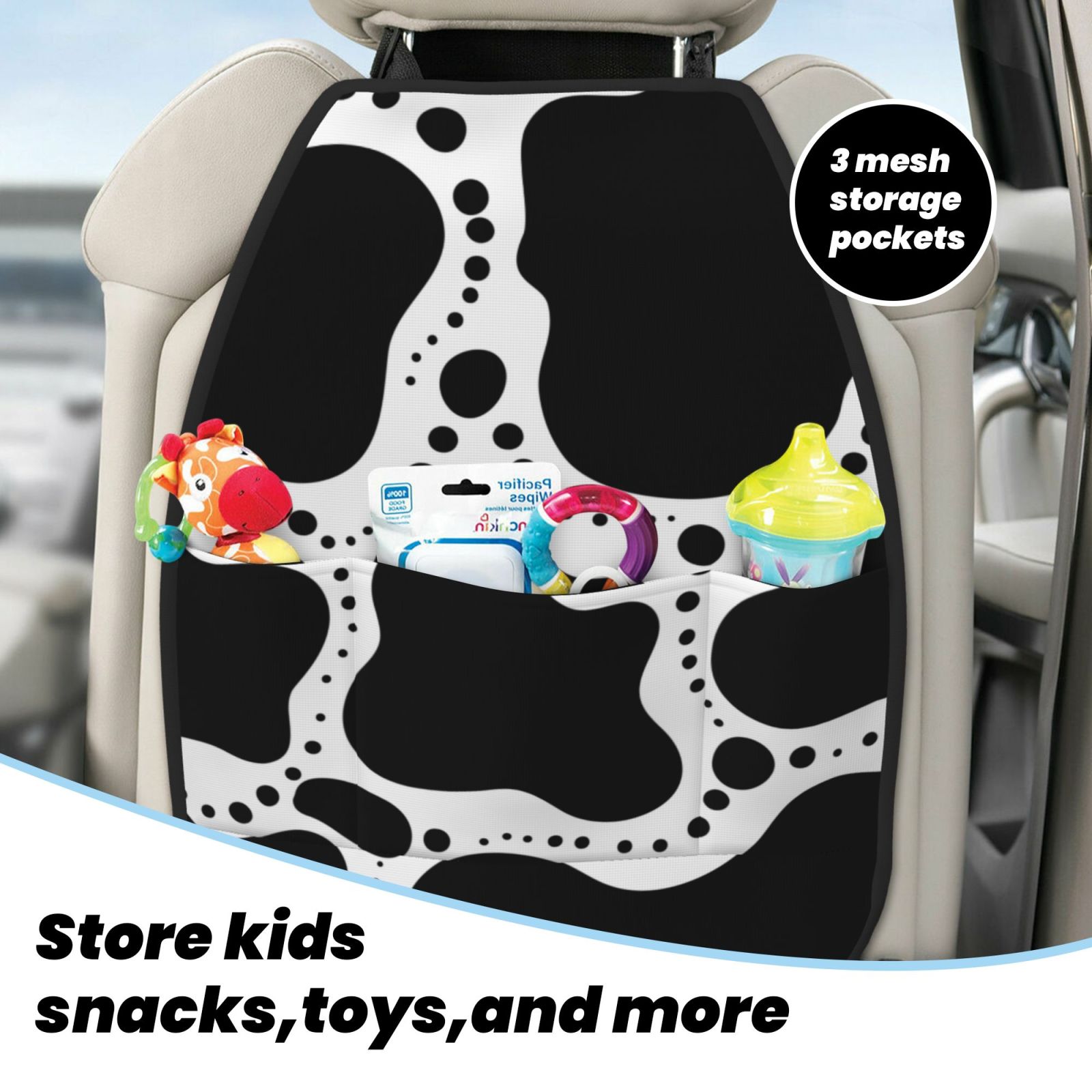 Anti-kick Storage Mat For Car Seats 2 Pcs