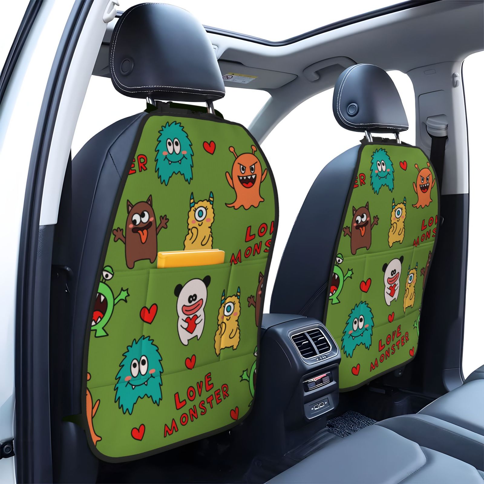 Anti-kick Storage Mat For Car Seats 2 Pcs