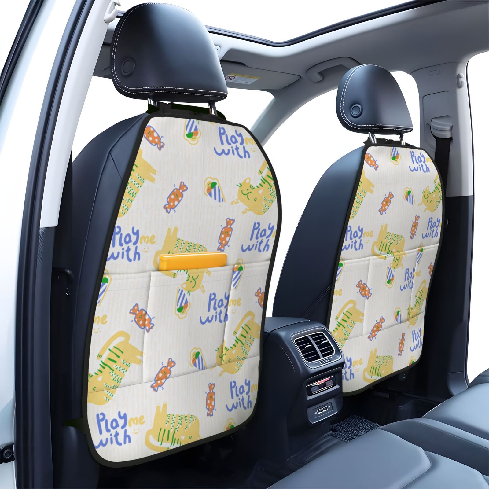 Anti-kick Storage Mat For Car Seats 2 Pcs