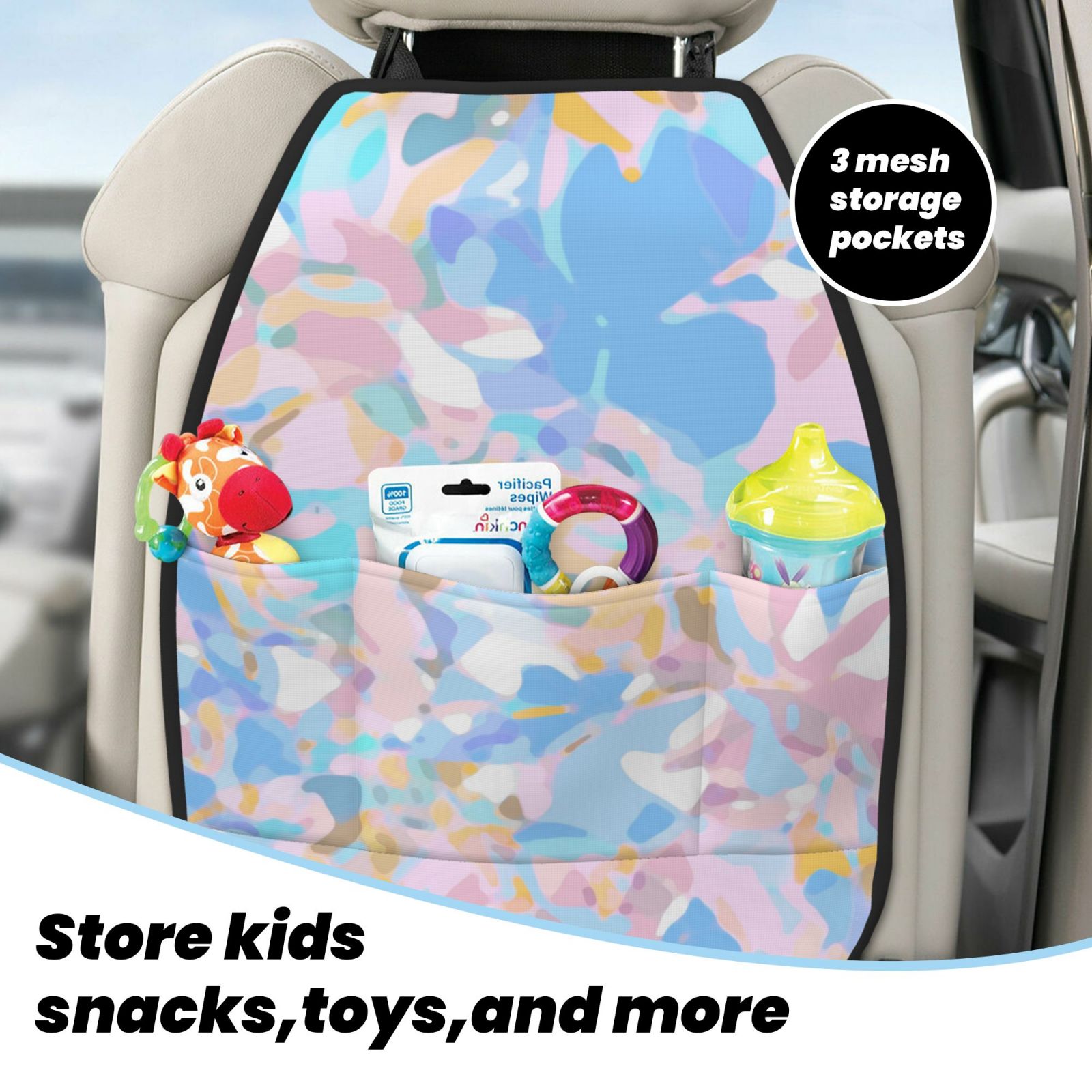 Anti-kick Storage Mat For Car Seats 2 Pcs