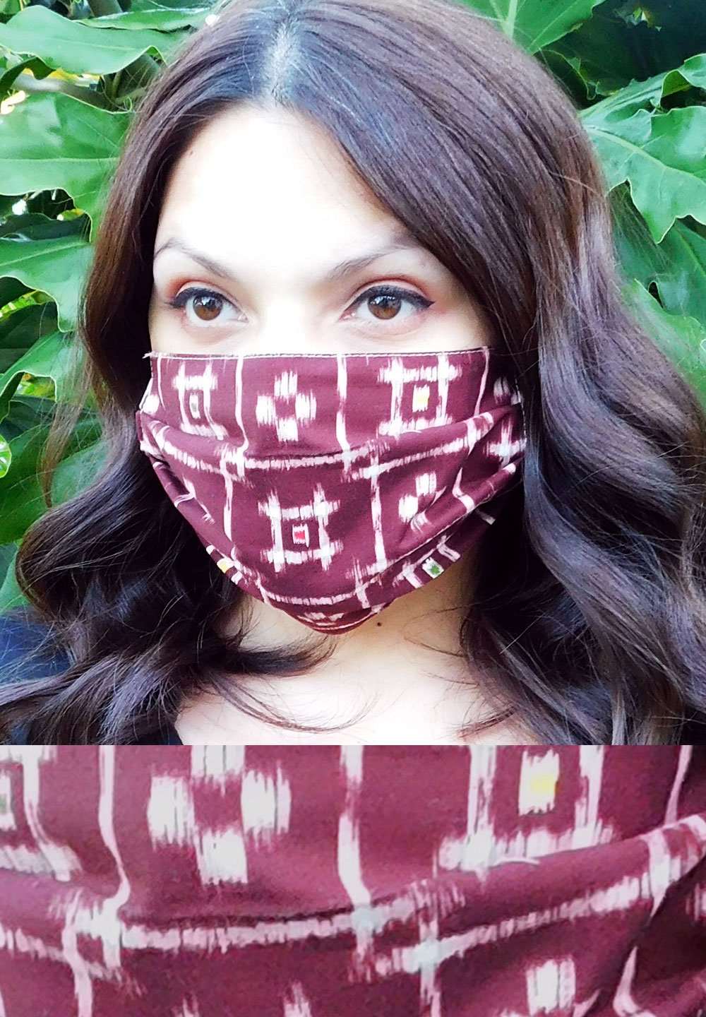 Burgundy Mask