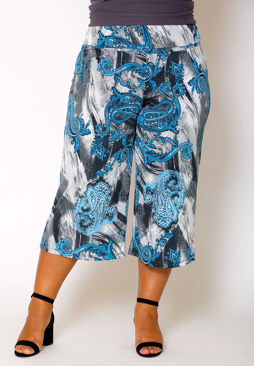 Printed Gaucho Pants