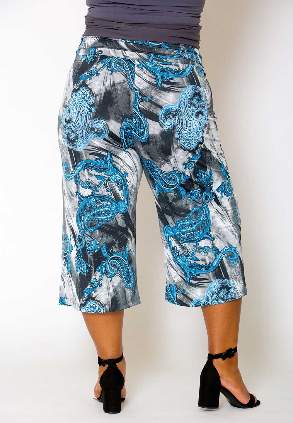 Printed Gaucho Pants