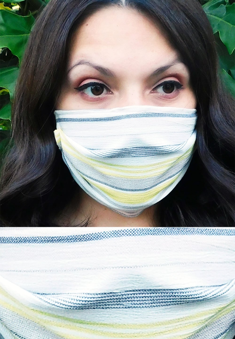 Yellow Linen Mask