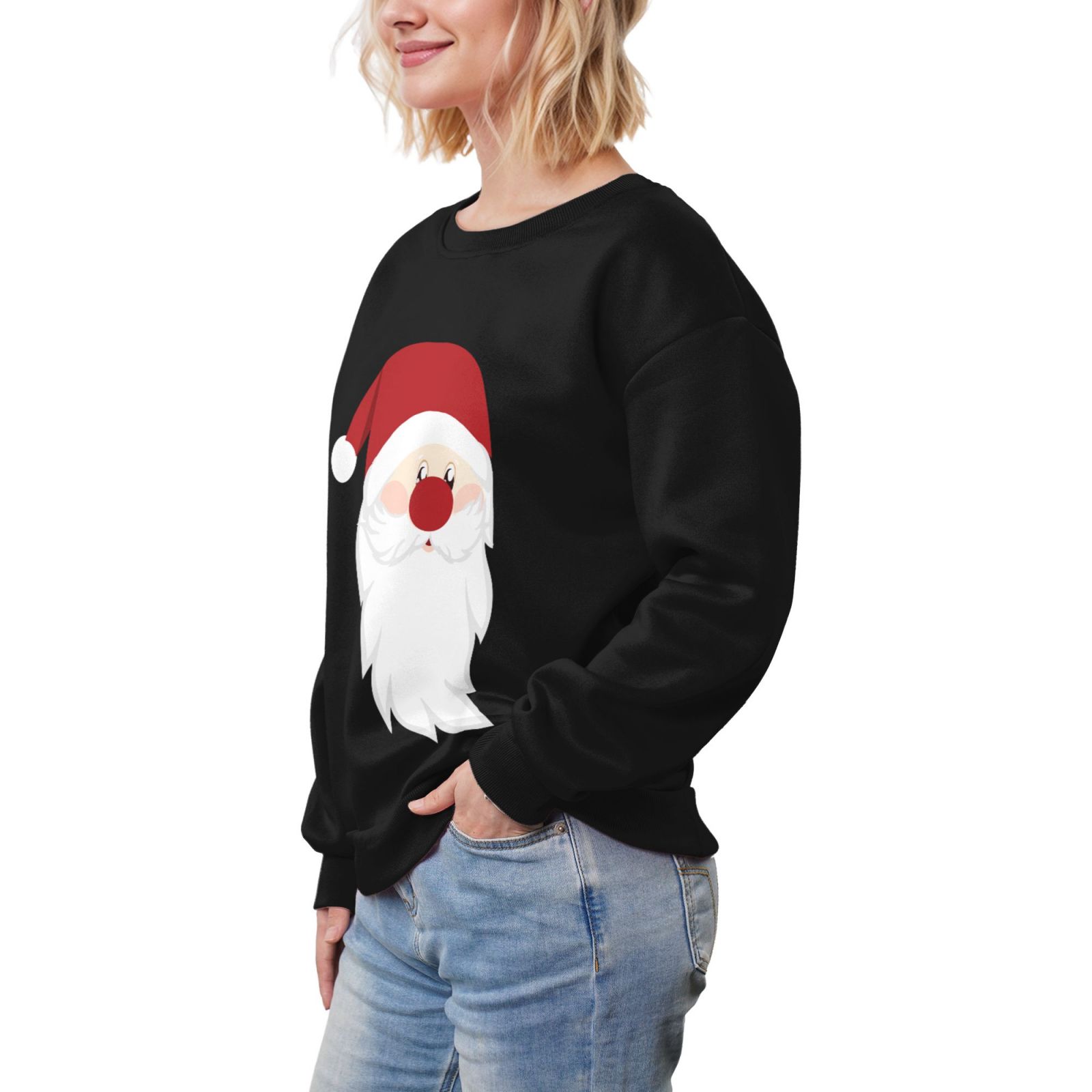 Women's Fleece Crew-neck Hoodie