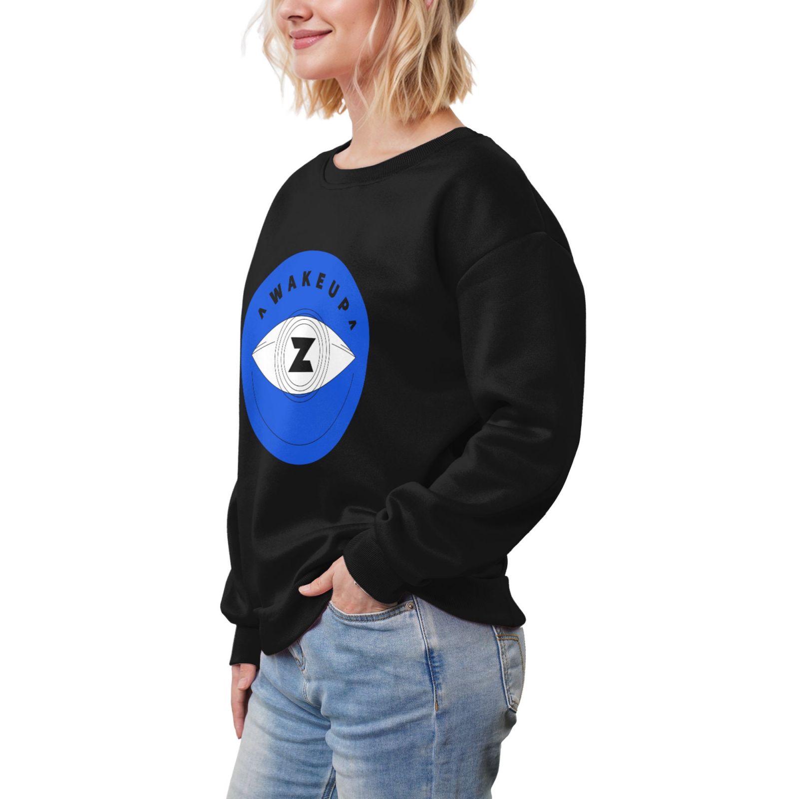 Women's Fleece Crew-neck Hoodie