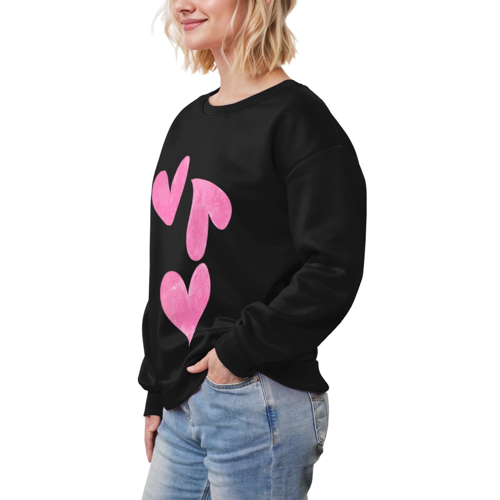 Women's Fleece Crew-neck Hoodie