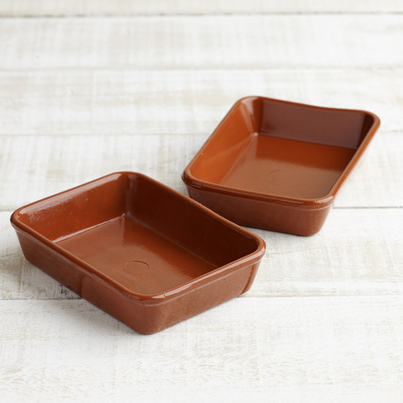 Spanish Terracotta Roasting and Baking Dish - 2 shapes