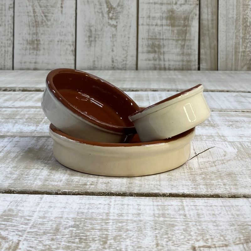 Spanish Terracotta Coloured Tapas Dishes - 3 sizes - 5 colours