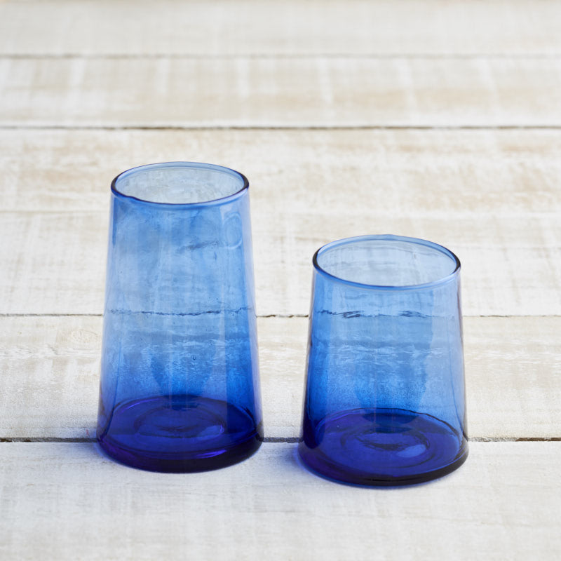 Wine / Water Tumblers - Cobalt Blue