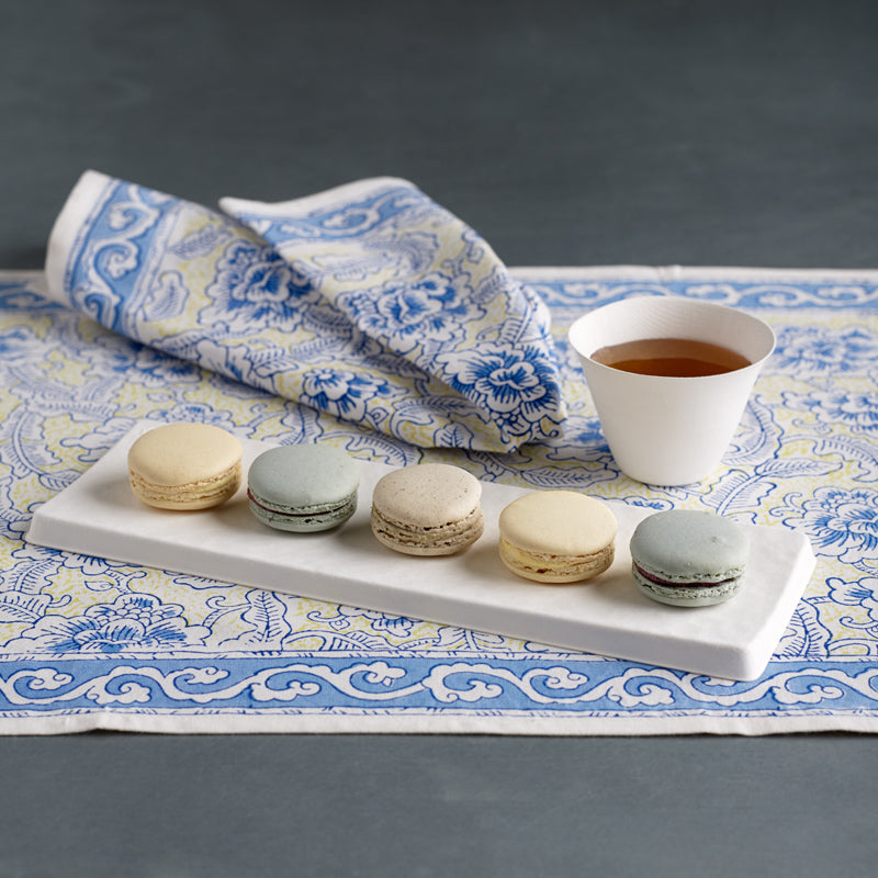 Hand Block Indian Print Table Linen - Malabar design 50% OFF AT CHECKOUT