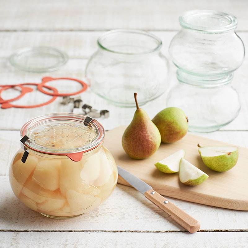 Deco Glass Preserving Jar - 3 sizes