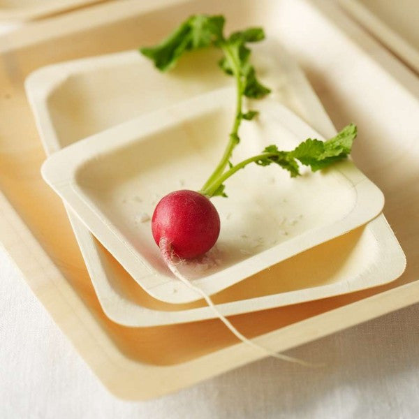 Disposable Plates  - wooden, 4 sizes