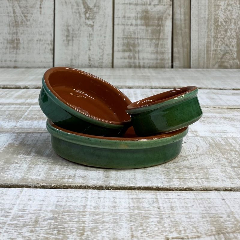 Spanish Terracotta Coloured Tapas Dishes - 3 sizes - 5 colours