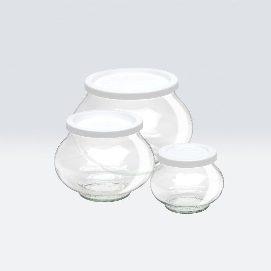 Deco Glass Preserving Jar - 3 sizes