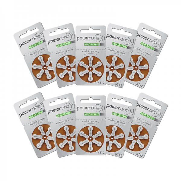 Mercury-free Zinc Hearing Aid Batteries-Size-312 Battery