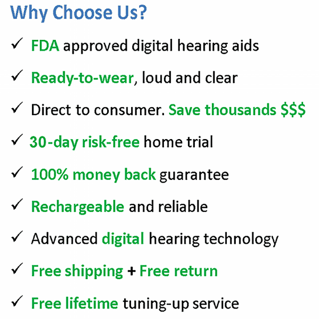 Rechargeable/Programmable Hearing Aids with USB Programming Port - EasyCharge2