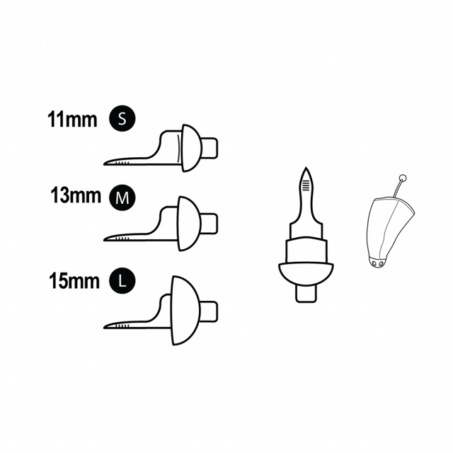 Ear Domes/Sleeves for CIC Hearing Aids - Pack of 6