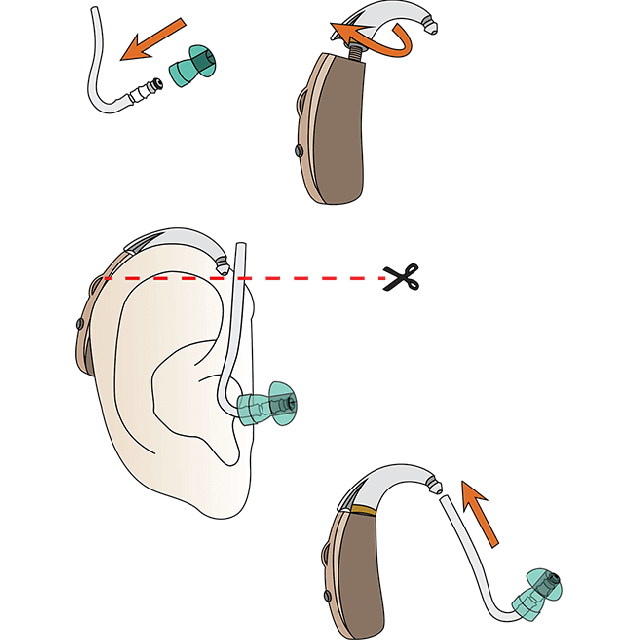 Traditional Thick Ear Tubes - Pack of 2