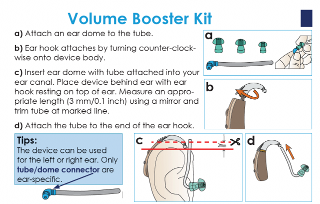 Ear Hook Sound Boost Kit