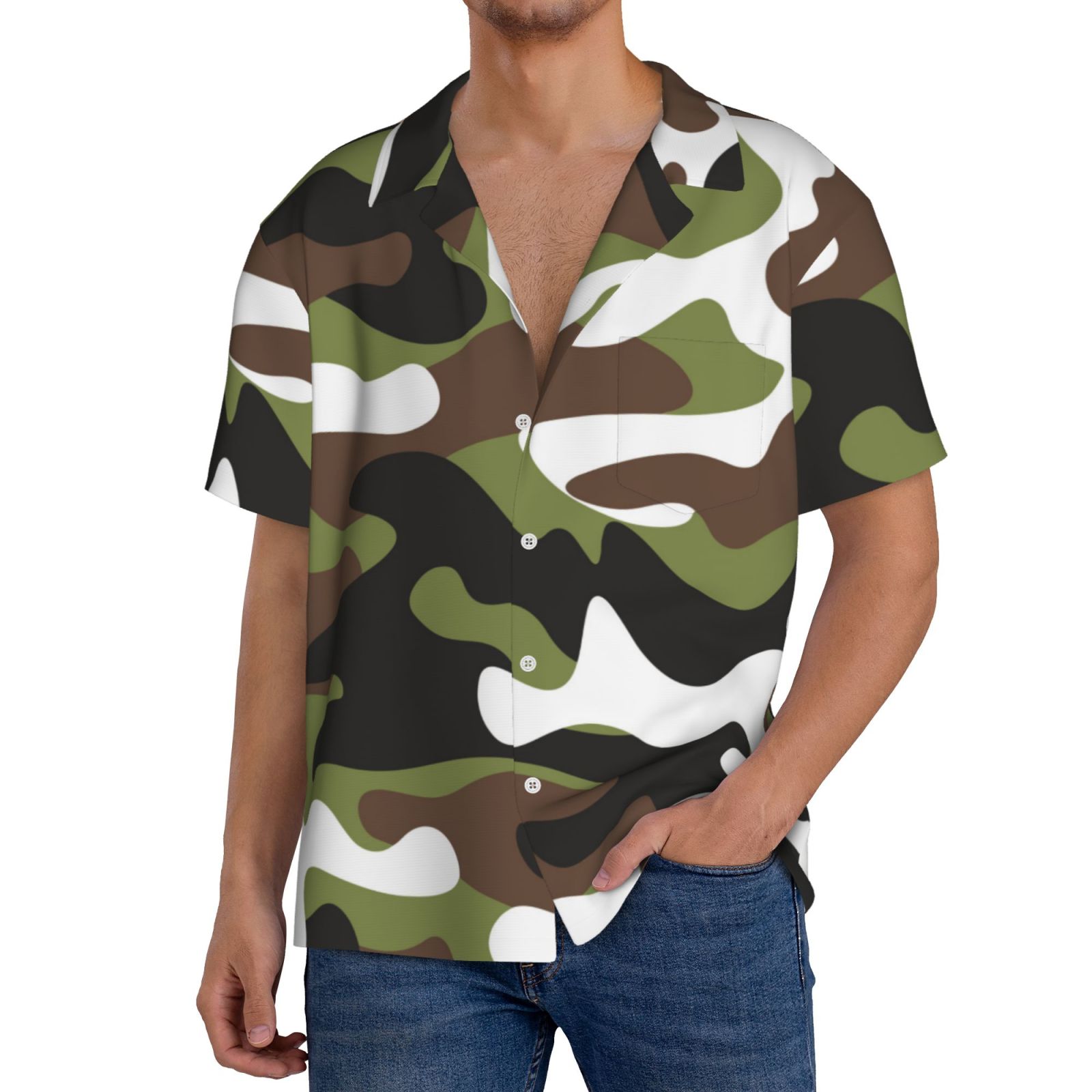 Men's Casual Short-sleeved Shirt