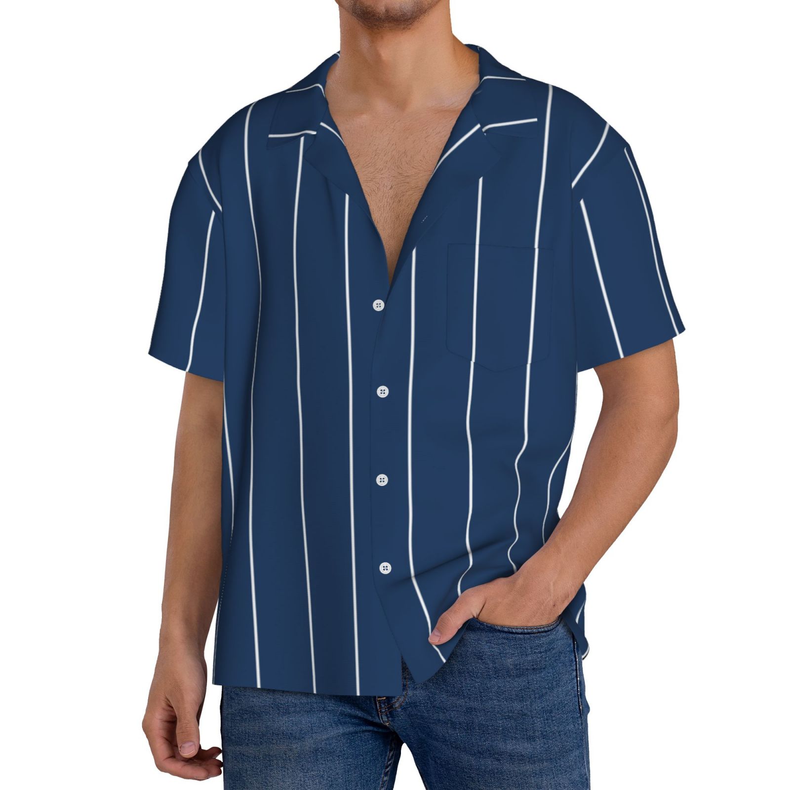 Men's Casual Short-sleeved Shirt