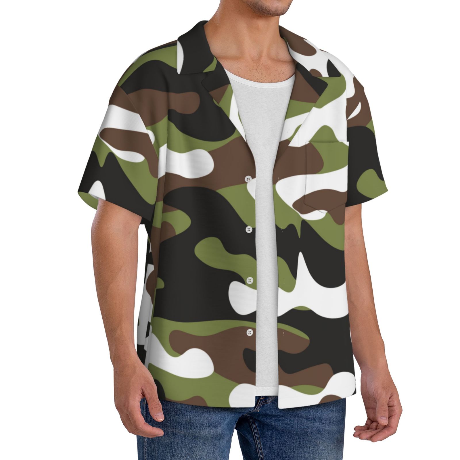 Men's Casual Short-sleeved Shirt