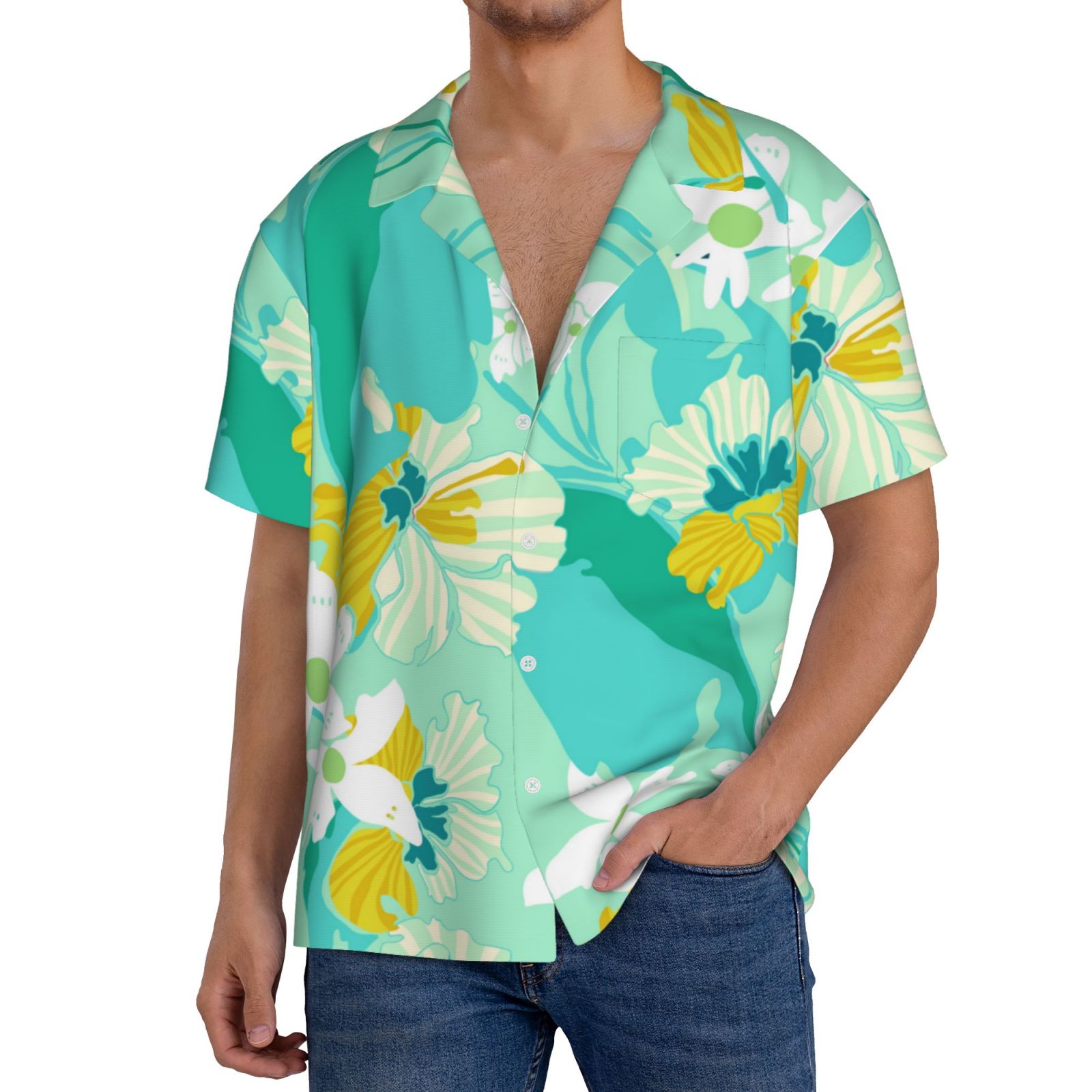 Men's Casual Short-sleeved Shirt