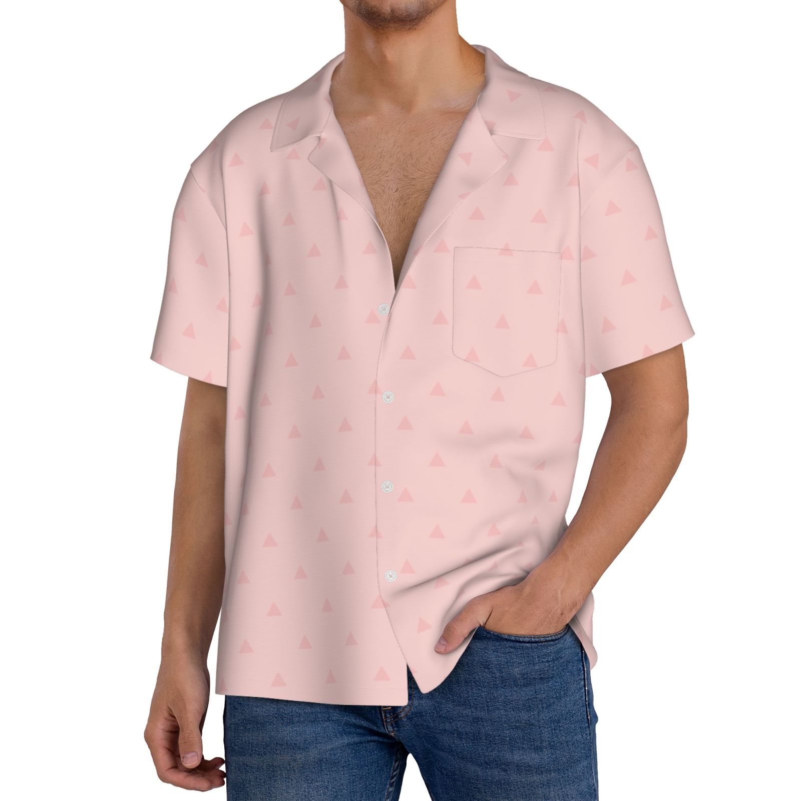 Men's Casual Short-sleeved Shirt