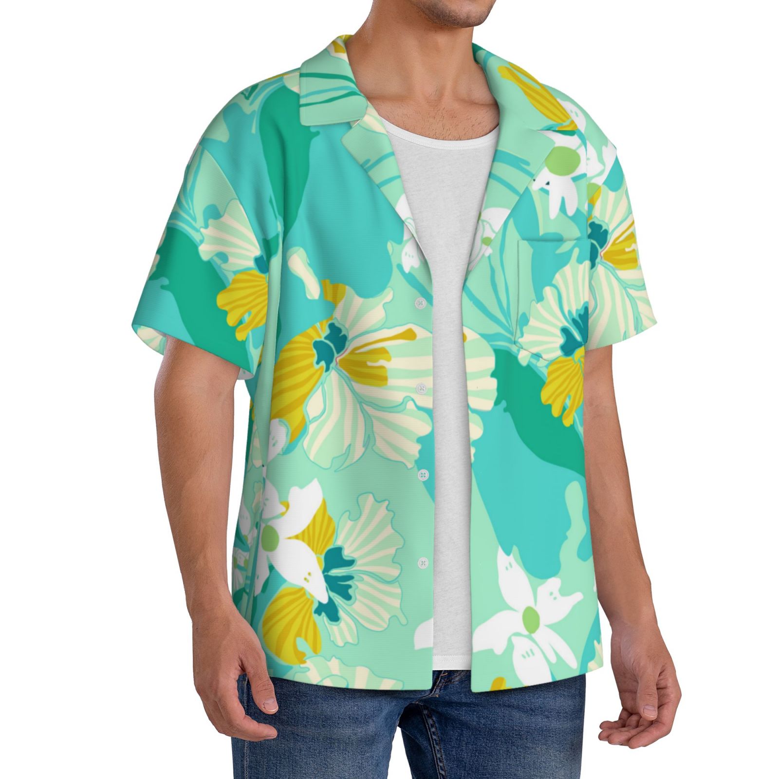 Men's Casual Short-sleeved Shirt