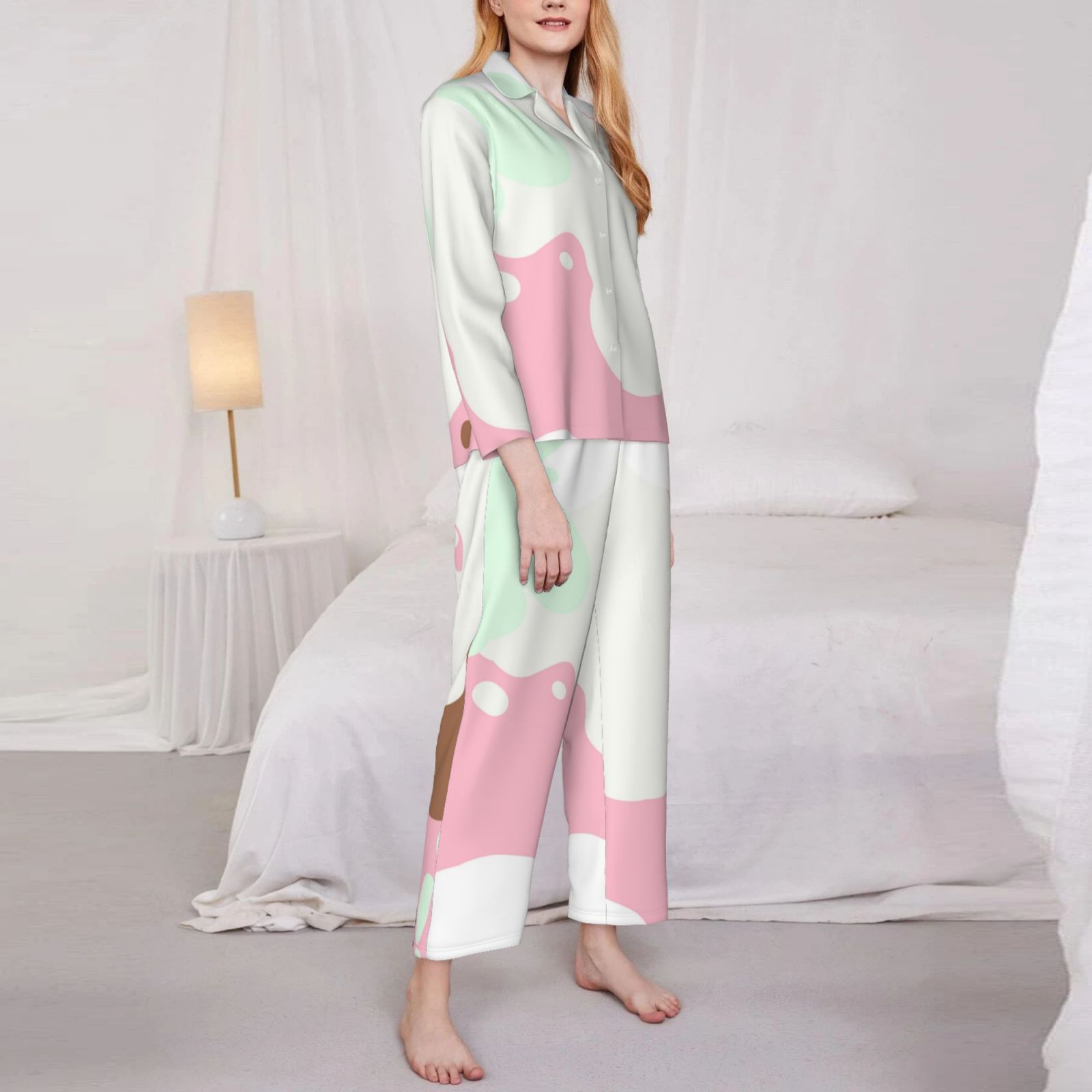 Women's Long-Sleeved Pajama Set