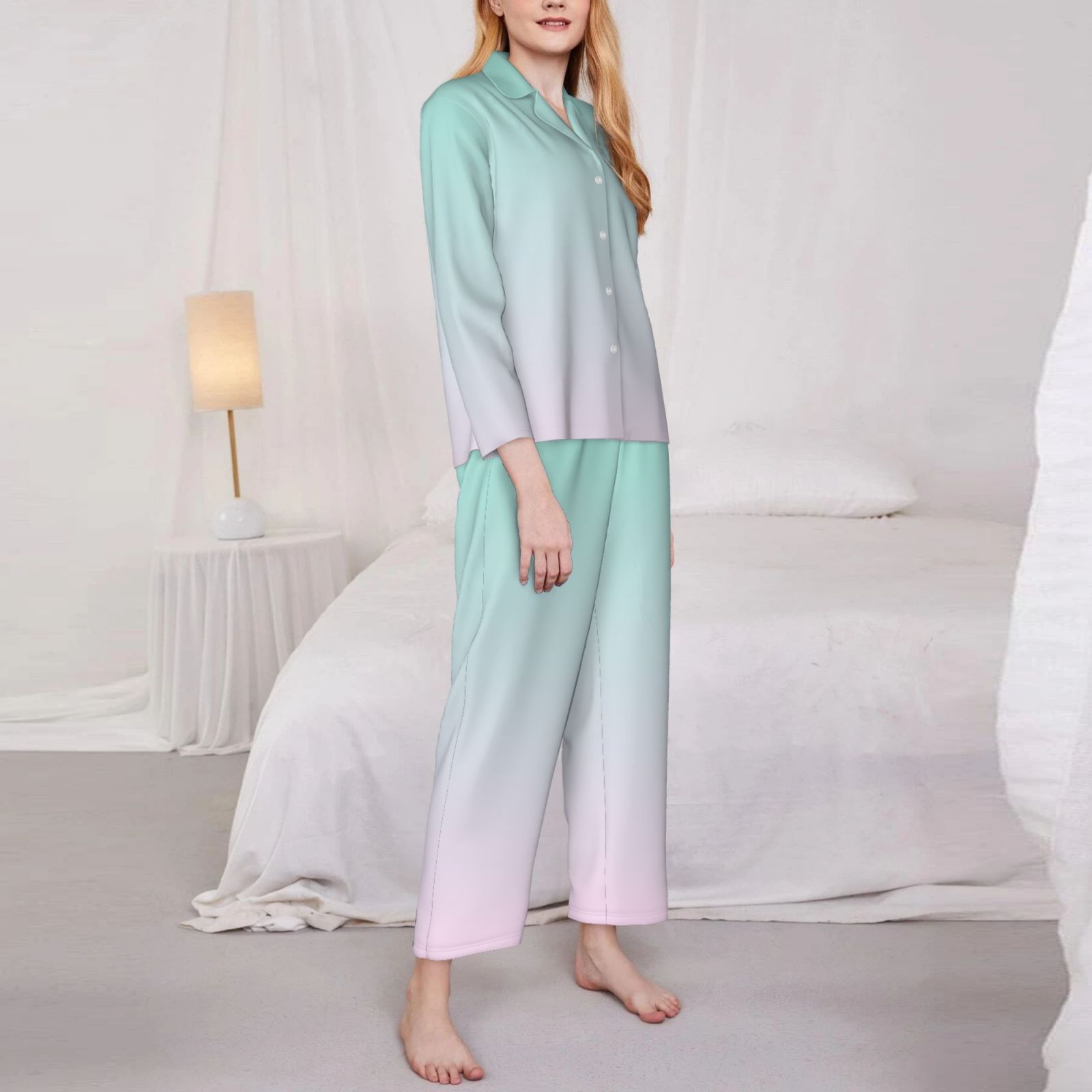 Women's Long-Sleeved Pajama Set