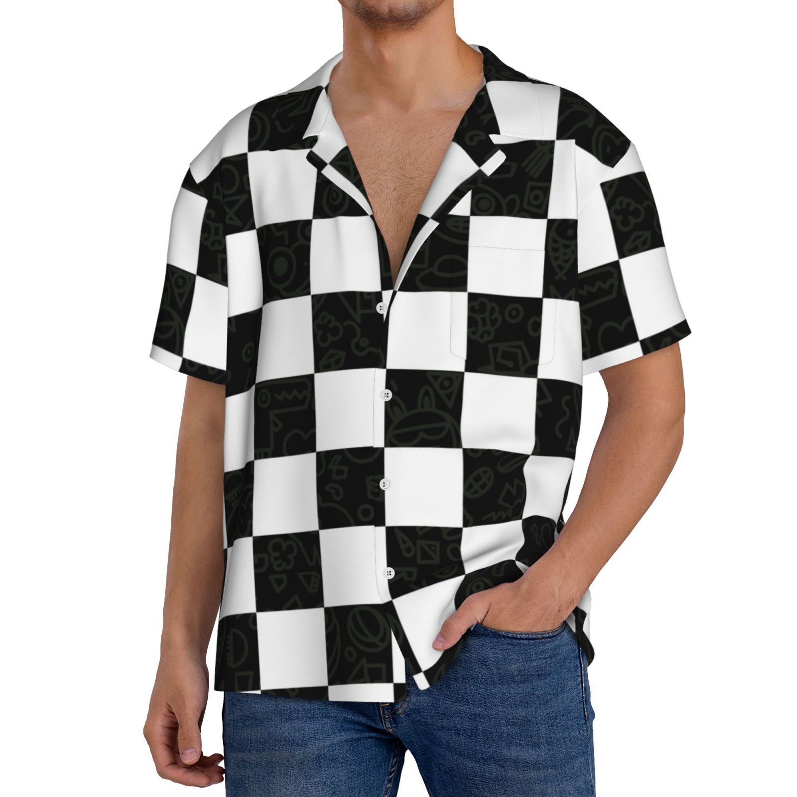 Men's Casual Short-sleeved Shirt