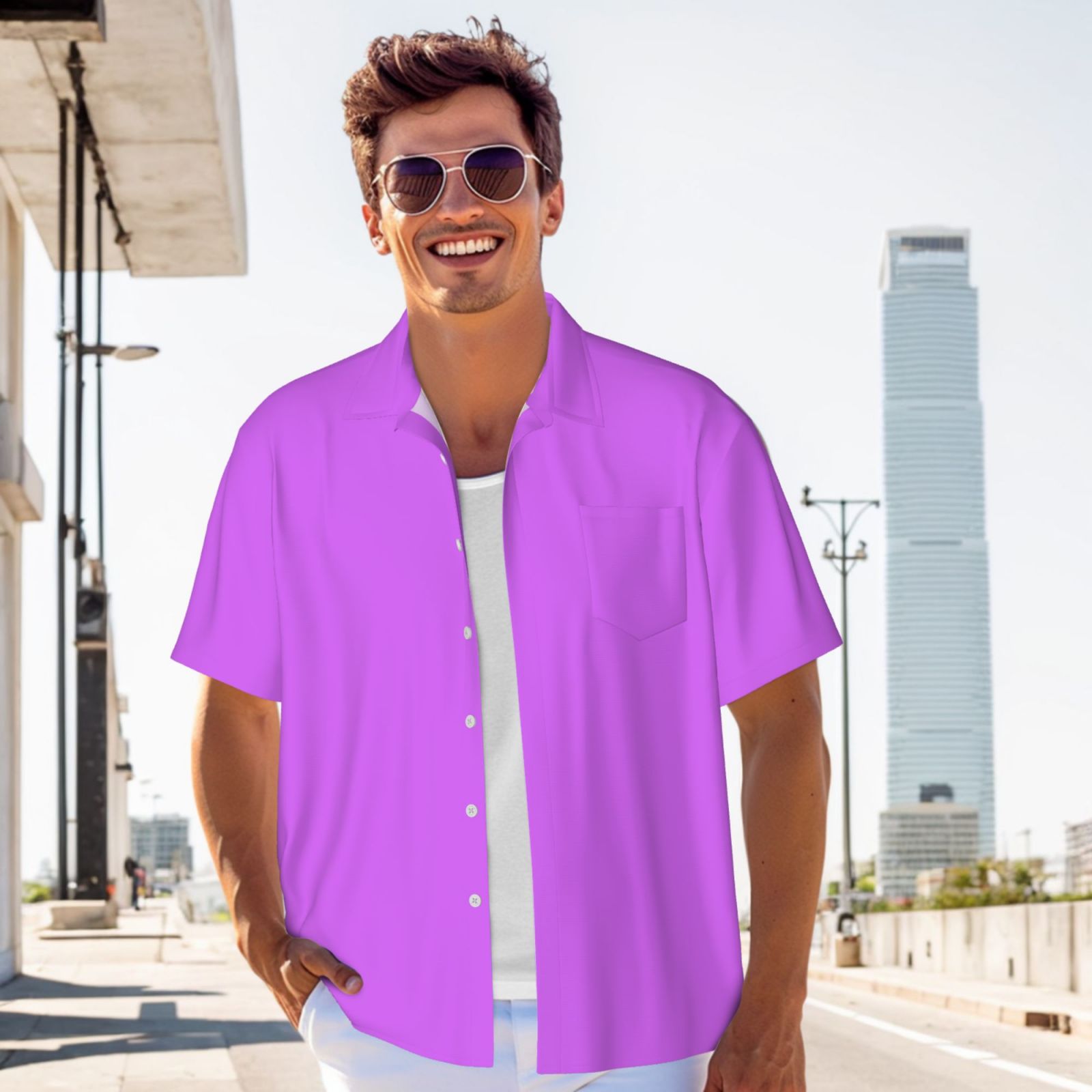 Men's Short-sleeved Shirt