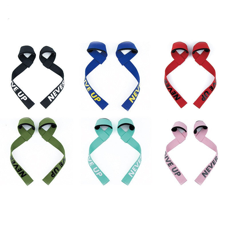 Pair Of Lifting Straps | For Gym Workout | Training | Bodybuilding | Deadlift Powerlifting | Padded Grips Unisex Hand Straps