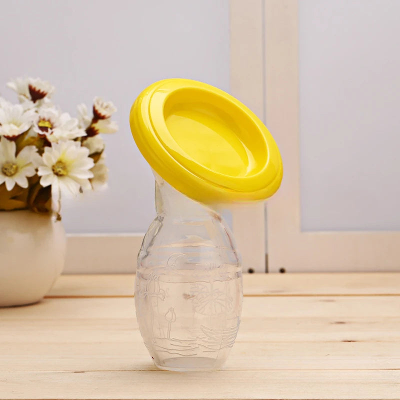 Baby Feeding Manual Breast Pump Partner Breast Collector Automatic Correction Breast Milk Silicone Pumps Maternity Products