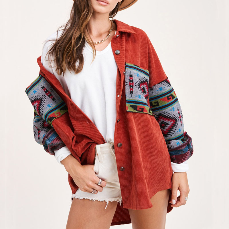 Printed Long-sleeves Jacket