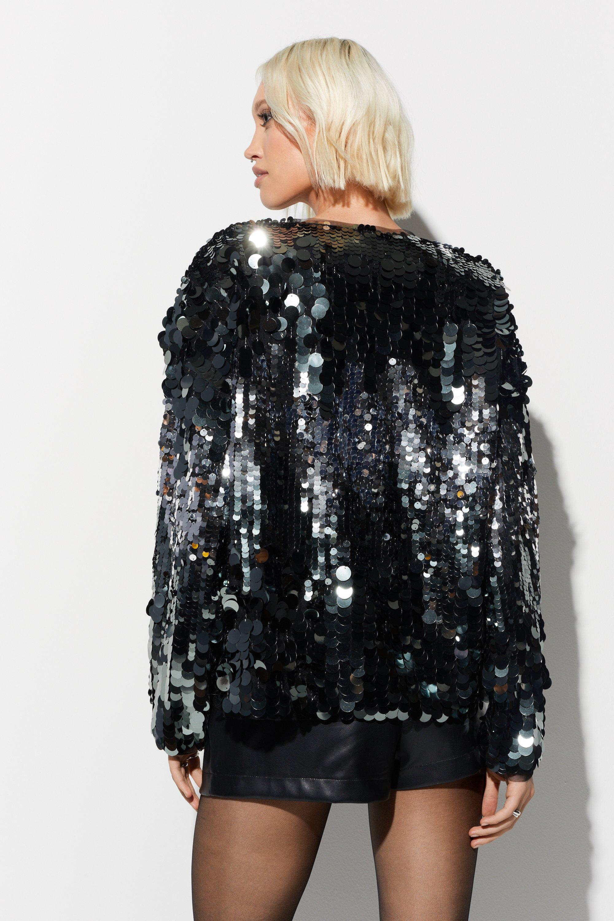 All Over Sequin Sweatshirt