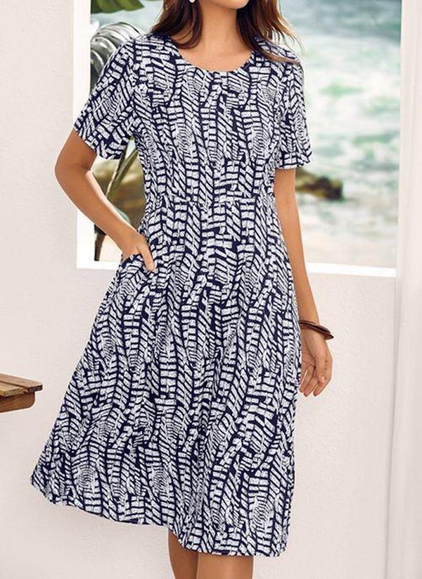 Slice of Pie Printed Dress