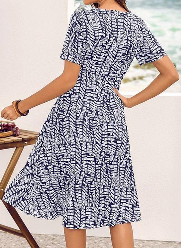 Slice of Pie Printed Dress