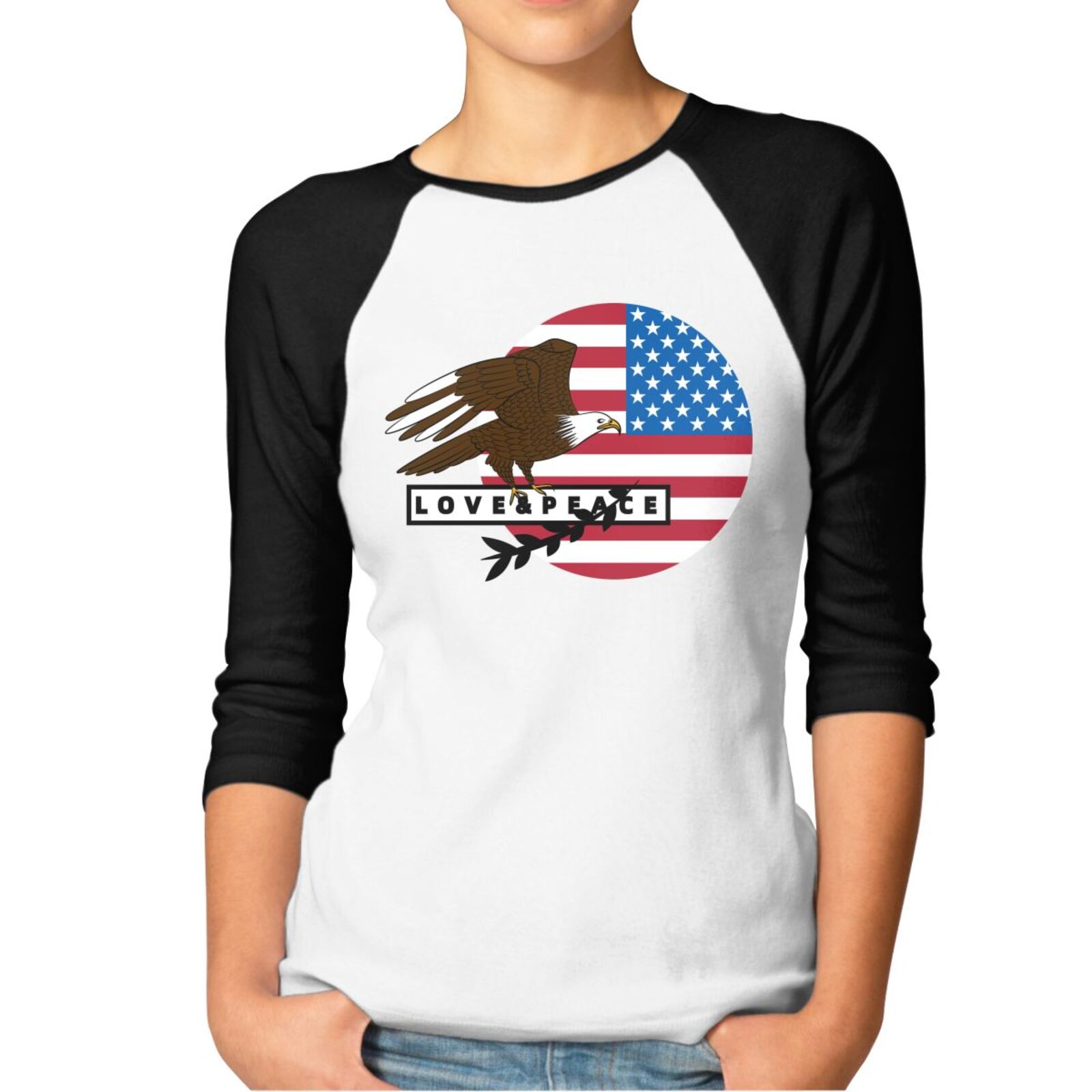 Women's Raglan Sleeves Baseball T-Shirts