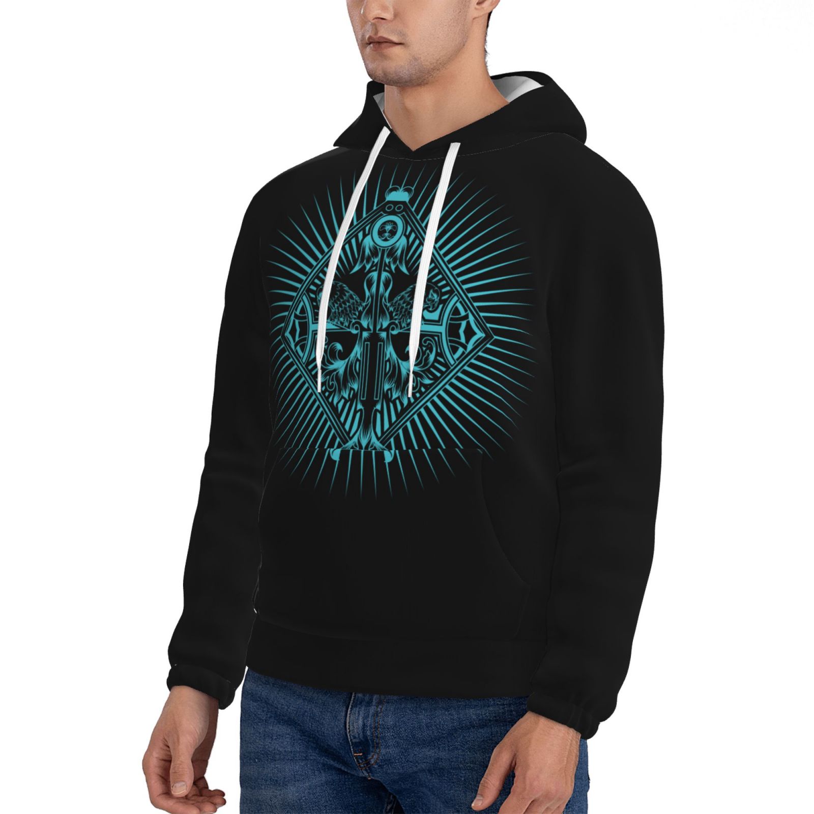 Men's Fleece Hooded Hoodie