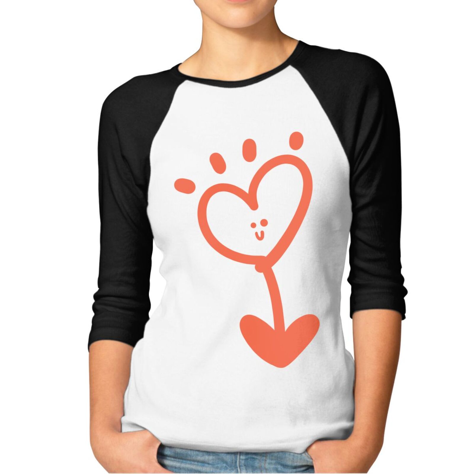 Women's Raglan Sleeves Baseball T-Shirts