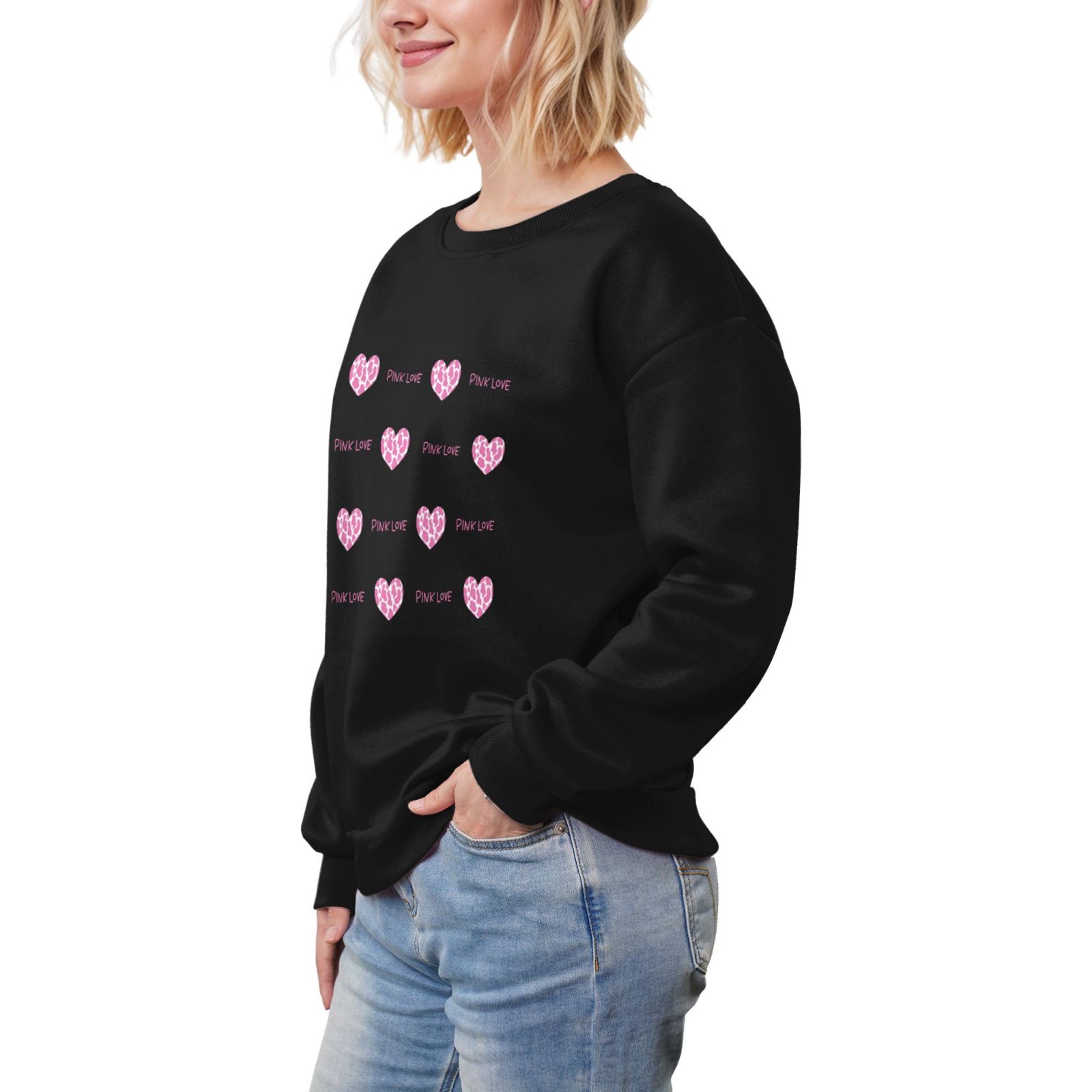 Women's Fleece Crew-neck Hoodie