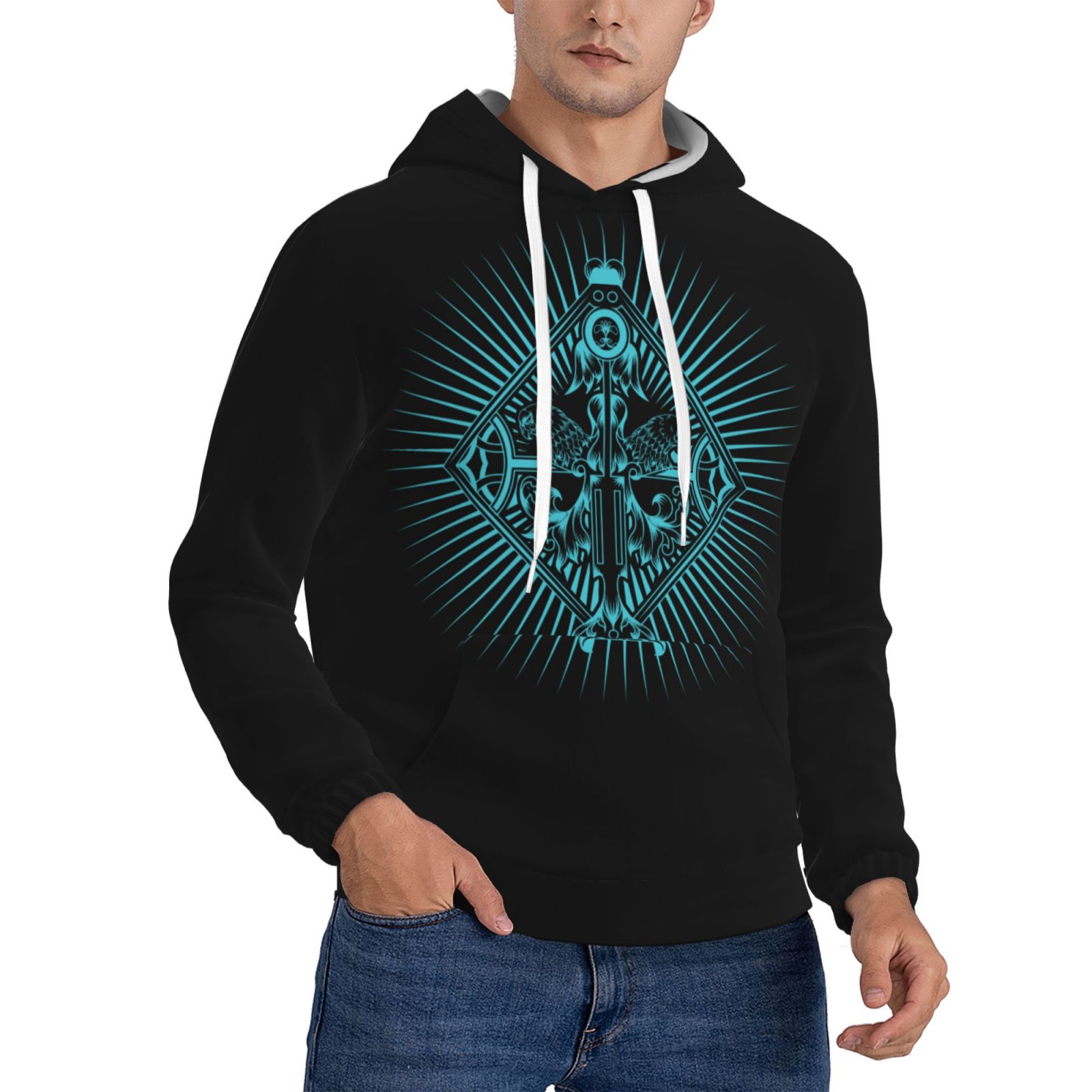 Men's Fleece Hooded Hoodie