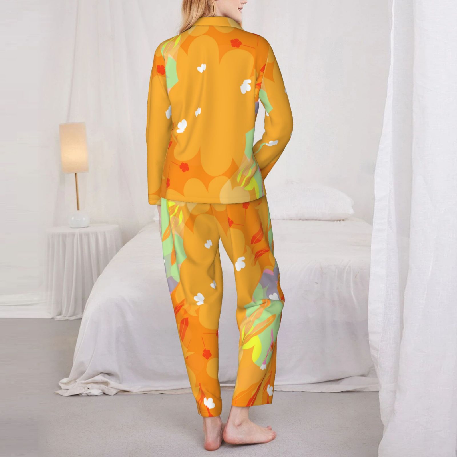 Women's Long-Sleeved Pajama Set