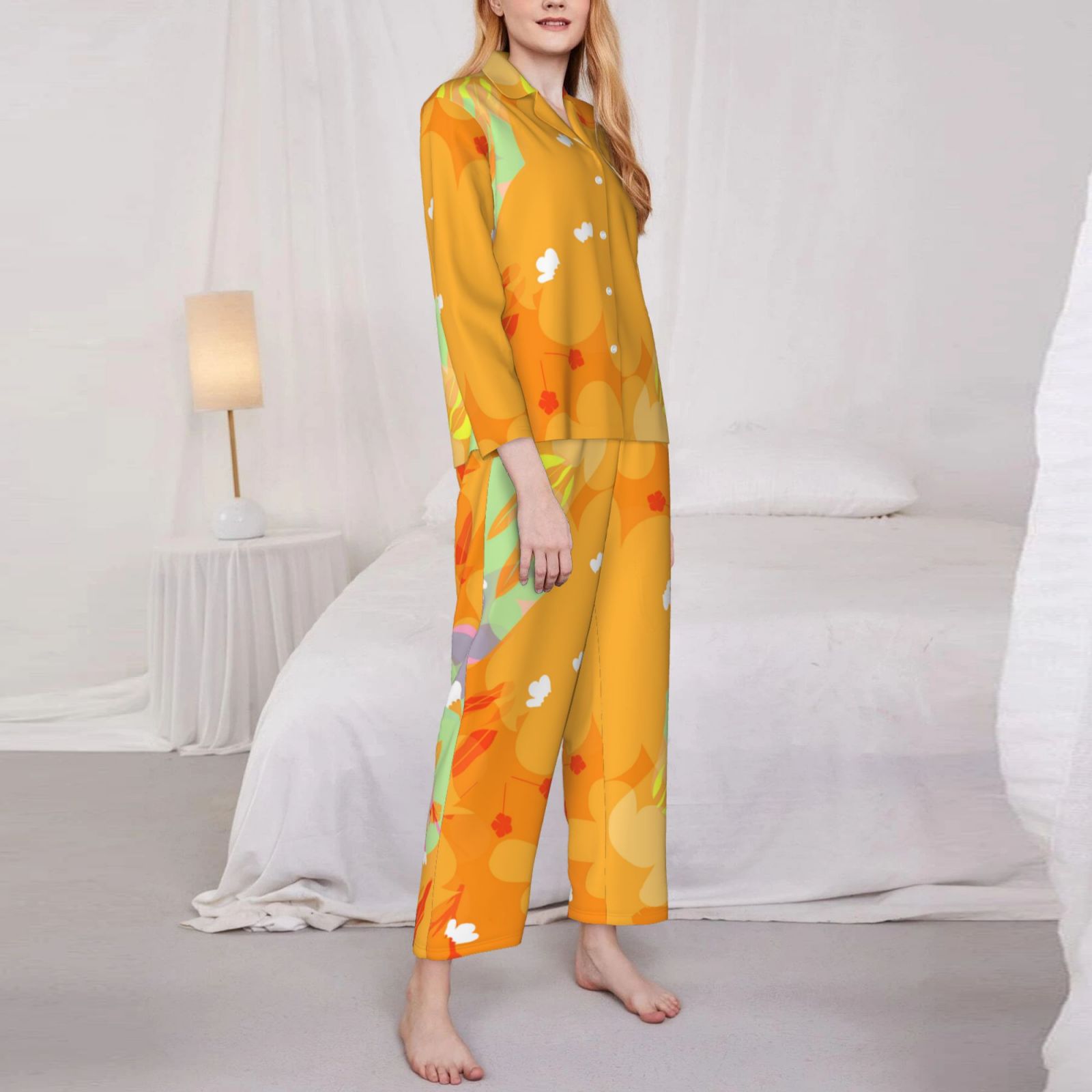 Women's Long-Sleeved Pajama Set