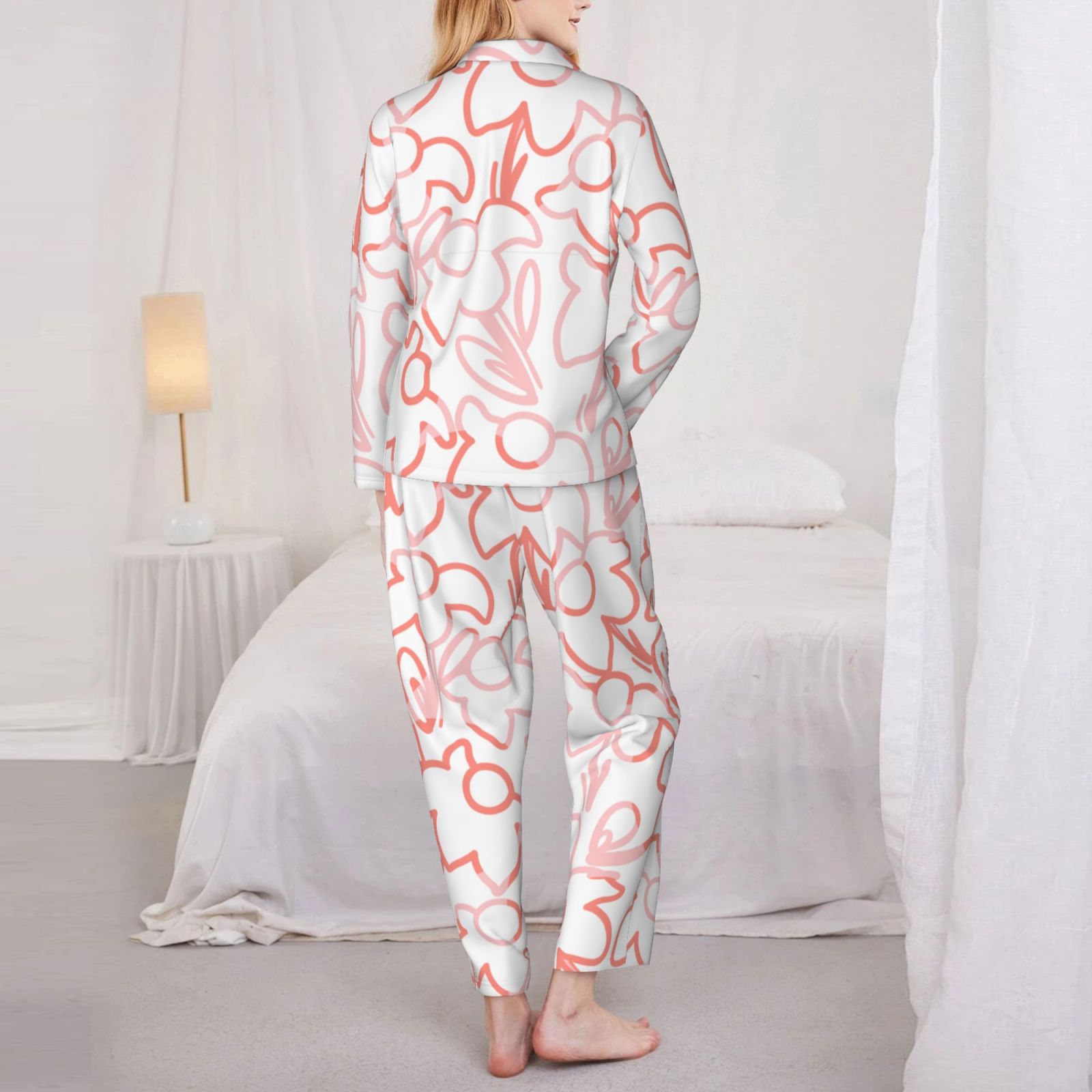 Women's Long-Sleeved Pajama Set