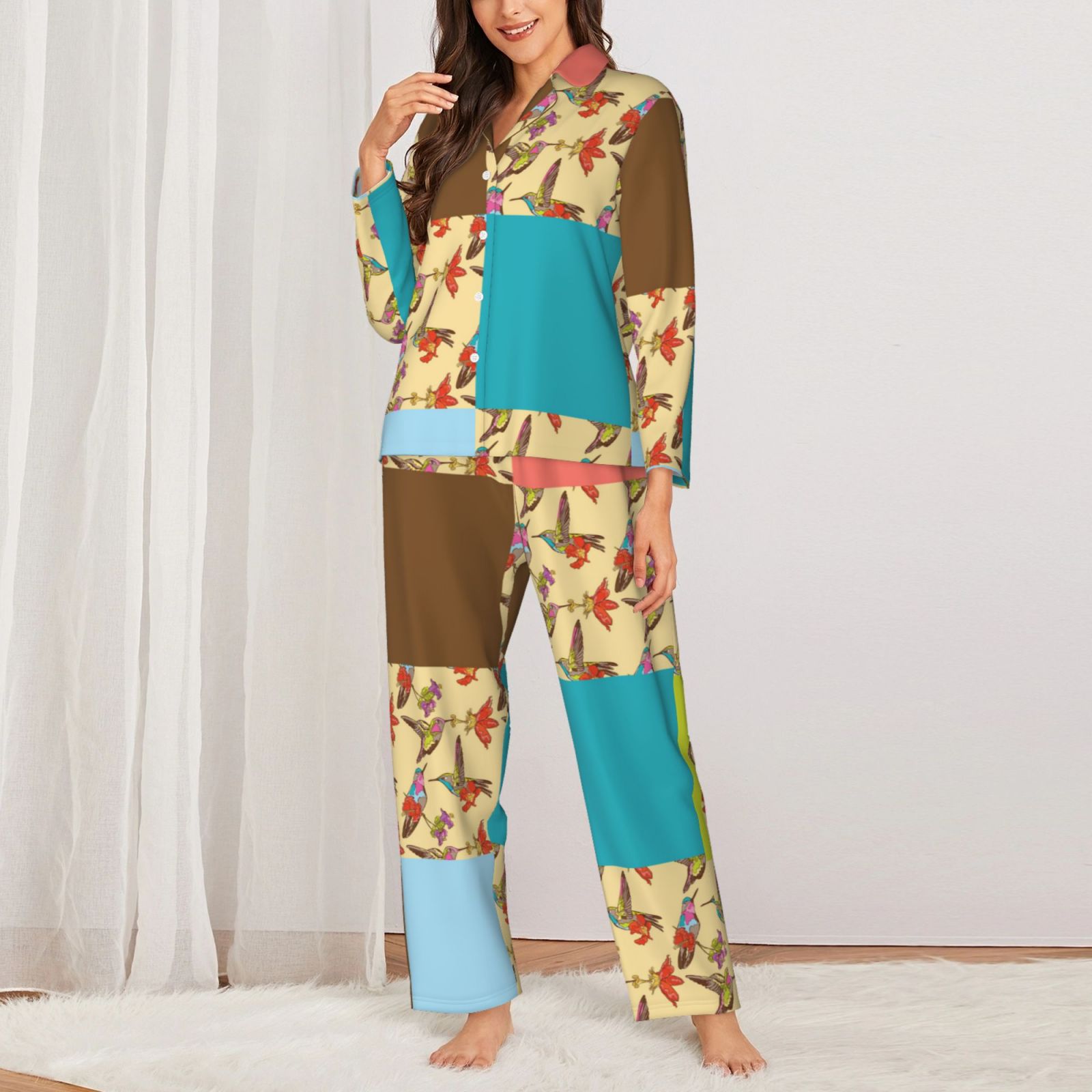 Women's Long-Sleeved Pajama Set