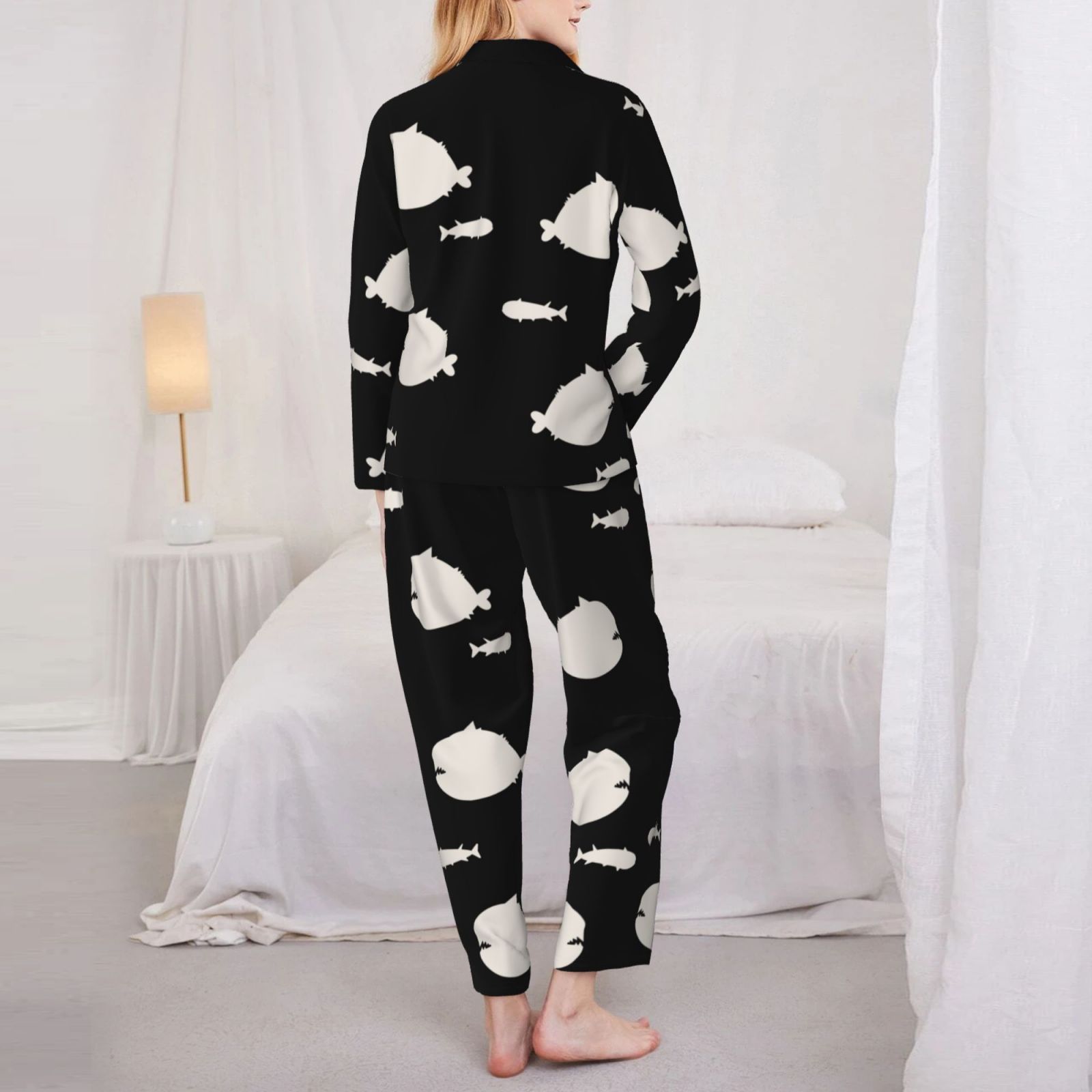 Women's Long-Sleeved Pajama Set